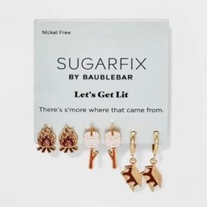 Sugarfix by BaubleBar “S’mores” Earrings 3 for $15
